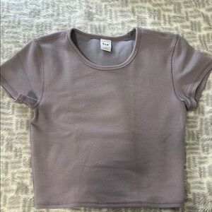 TNA | Slighlty Cropped Purple T-shirt